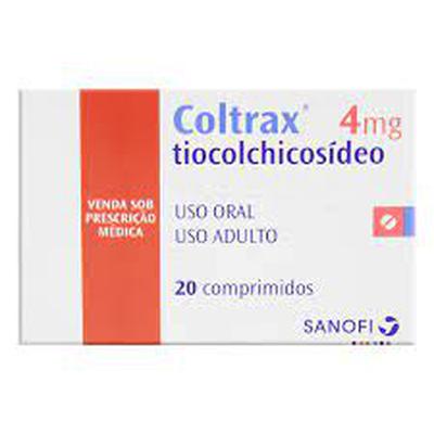 Coltrax 4Mg Sanofi Caixa Com 20 Comprimidos